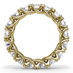 Round Diamond Eternity Band