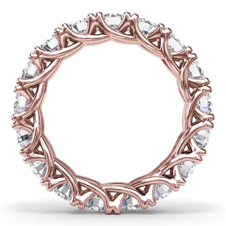 Round Diamond Eternity Band