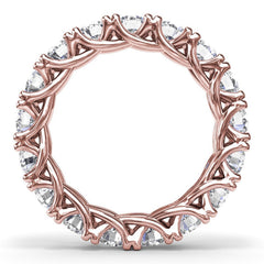 Round Diamond Eternity Band