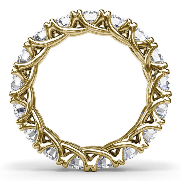 Round Diamond Eternity Band