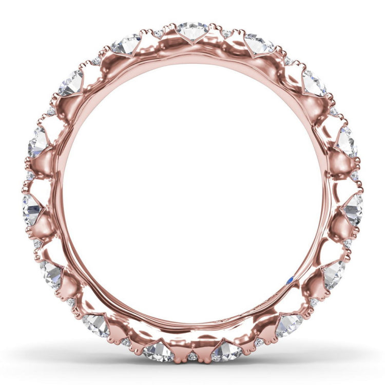 Round Diamond Eternity Band