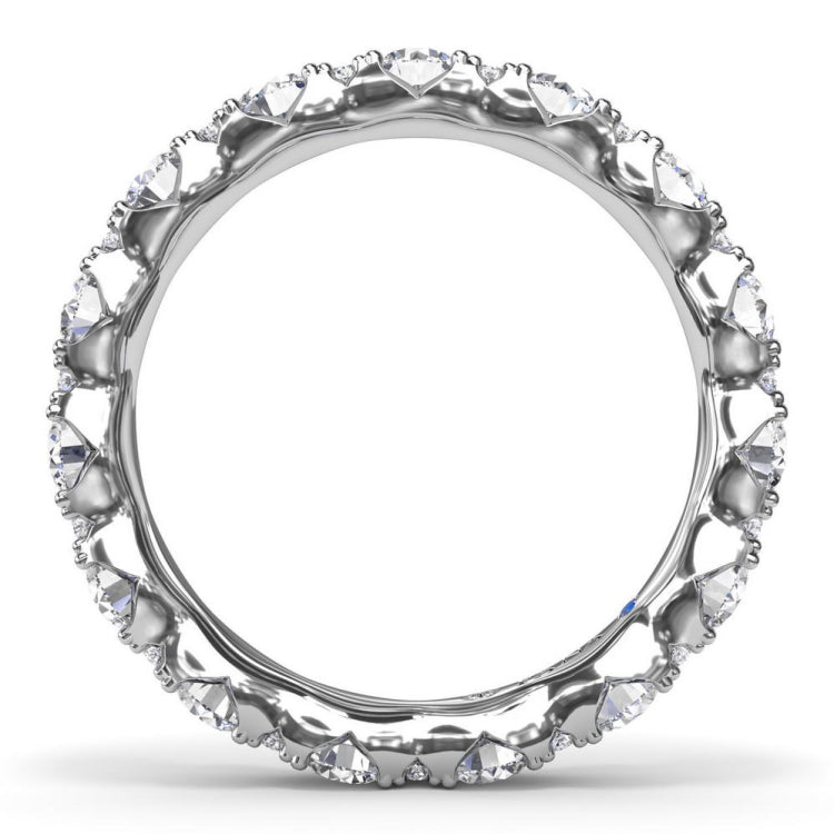 Round Diamond Eternity Band