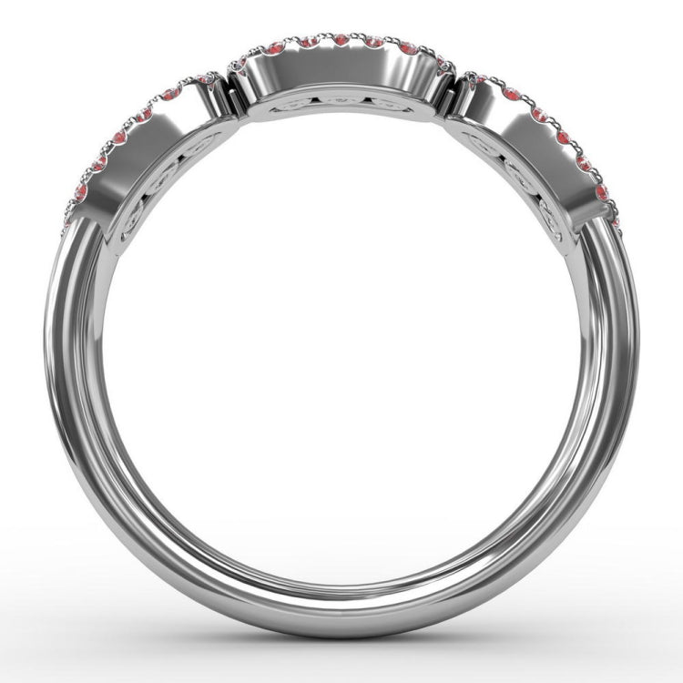 Petite And Precious Ruby And Diamond Ring 