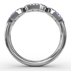 Petite And Precious Sapphire And Diamond Ring 