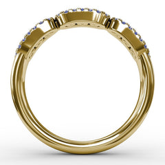 Petite And Precious Sapphire And Diamond Ring 