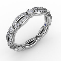 Diamond Bezel Set Band