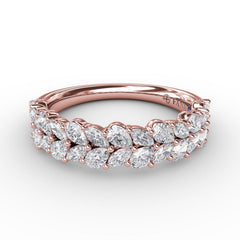 Marquise Cluster Diamond Ring 
