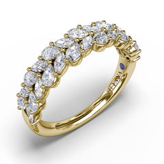 Marquise Cluster Diamond Ring 