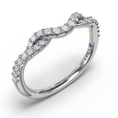 Curved Diamond Ring 
