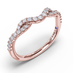 Curved Diamond Ring 