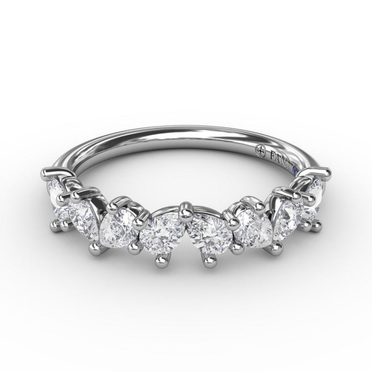 Pear Cluster Diamond Ring 