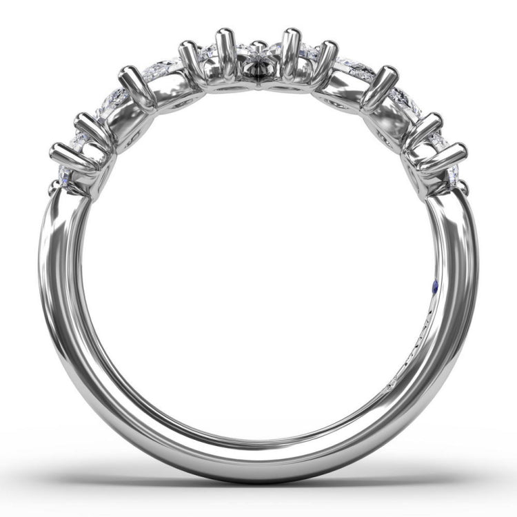 Pear Cluster Diamond Ring 