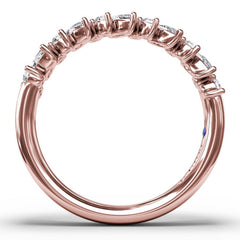 Floating Marquise and Round Diamond Ring 