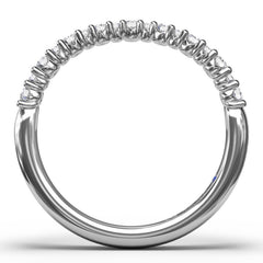 Shared Prong Diamond Band 