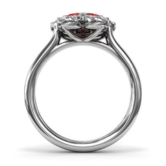 Ruby Magnolia Ring