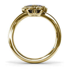Magnolia Wave Sapphire Ring