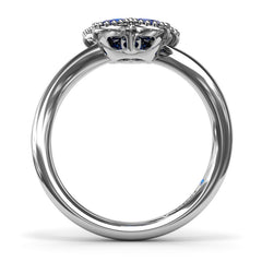 Magnolia Wave Sapphire Ring