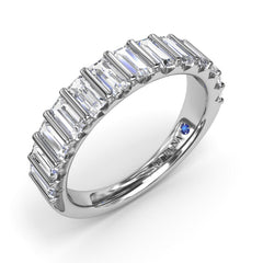 Straight Baguette Diamond Band