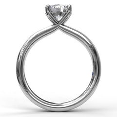 Timeless Round Cut Solitaire Engagement Ring