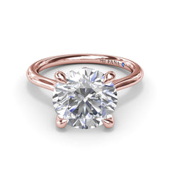 Precious Solitaire Diamond Engagement Ring 
