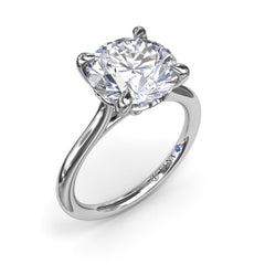 Precious Solitaire Diamond Engagement Ring 