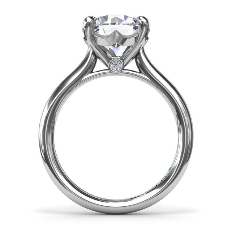 Precious Solitaire Diamond Engagement Ring 