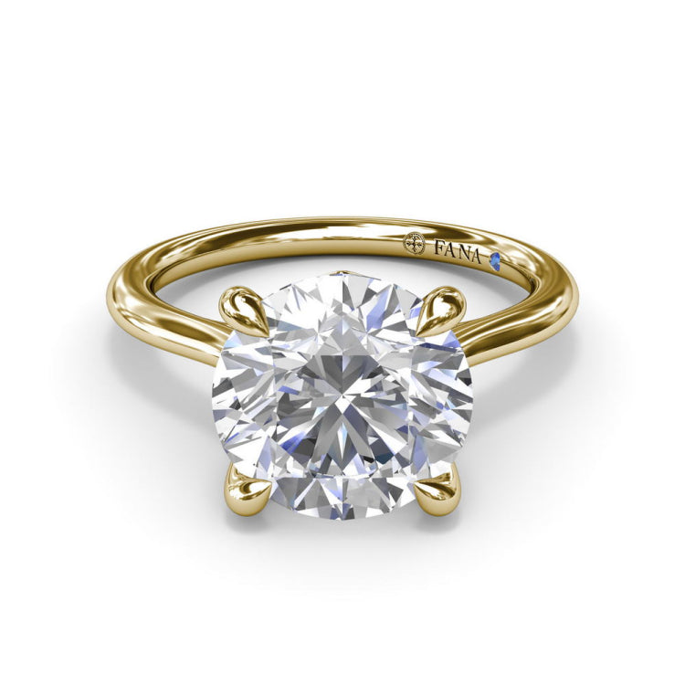 Precious Solitaire Diamond Engagement Ring 