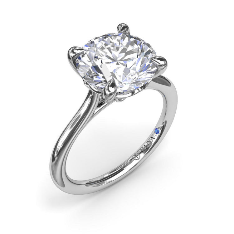 Precious Solitaire Diamond Engagement Ring 