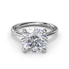 Precious Solitaire Diamond Engagement Ring 