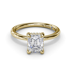Exceptionally Striking Diamond Engagement Ring 