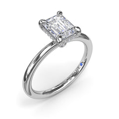 Exceptionally Striking Diamond Engagement Ring 