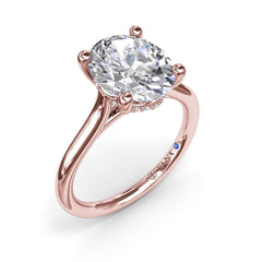 Sparkling Solitaire Diamond Engagement Ring 