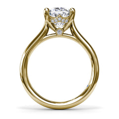 Sparkling Solitaire Diamond Engagement Ring 