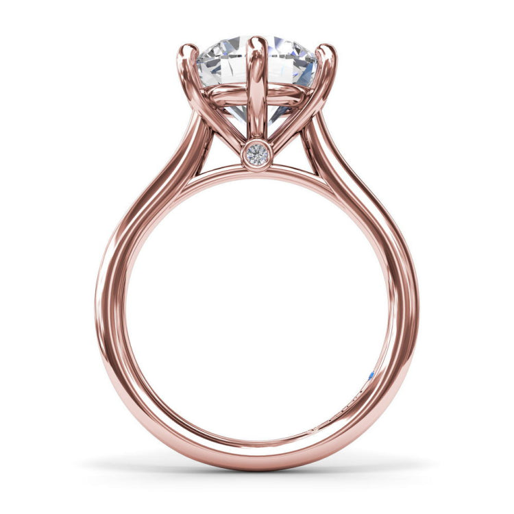 Six Prong Diamond Engagement Ring