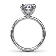 Five Prong Engagement Ring 
