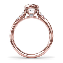 Beautiful Bezel Set Engagement Ring 