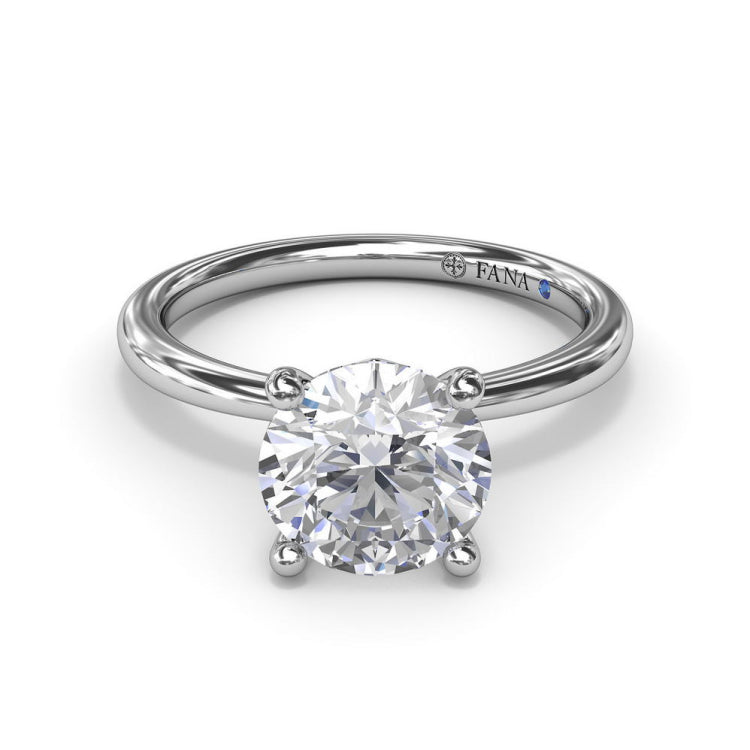 Hidden Halo Engagement Ring 