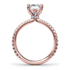 Diamond Collar Engagement Ring