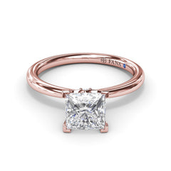 Princess-Cut Diamond Engagement Ring