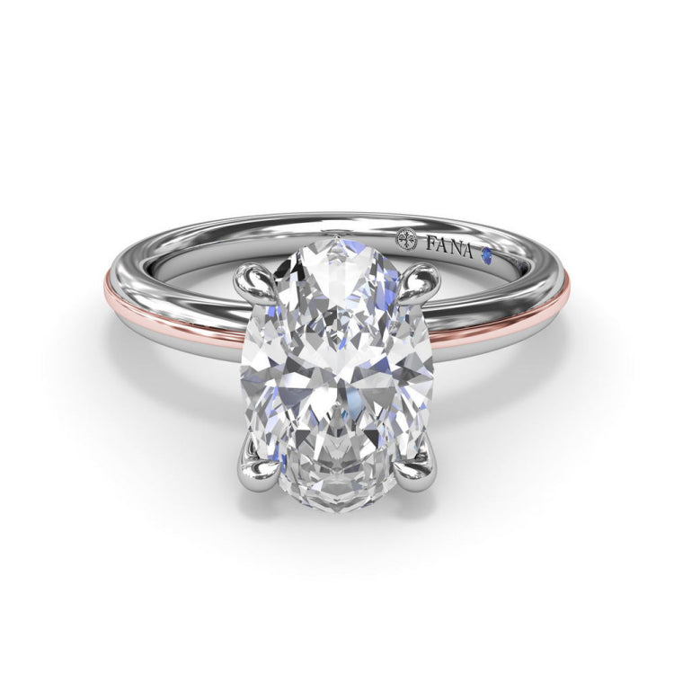 Two-Toned Engagement Ring 