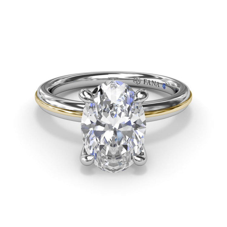 Two-Toned Engagement Ring 