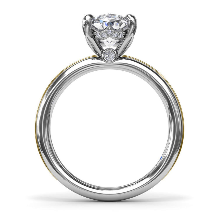 Two-Toned Engagement Ring 
