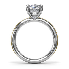Two-Toned Engagement Ring 