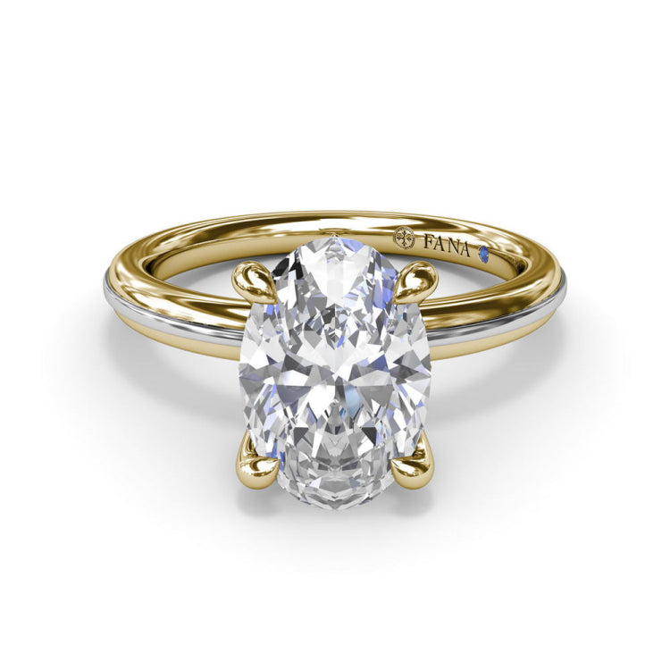 Two-Toned Engagement Ring 