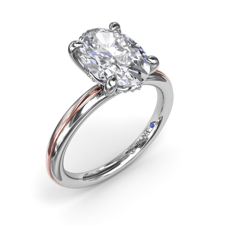 Two-Toned Engagement Ring 