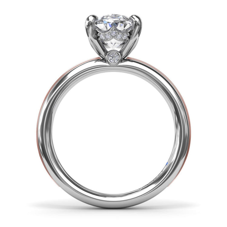 Two-Toned Engagement Ring 