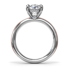 Two-Toned Engagement Ring 