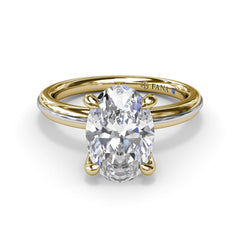 Two-Toned Engagement Ring 