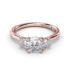 Three-Stone Diamond Engagement Ring