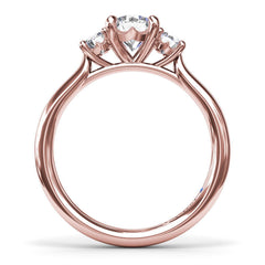 Three-Stone Diamond Engagement Ring